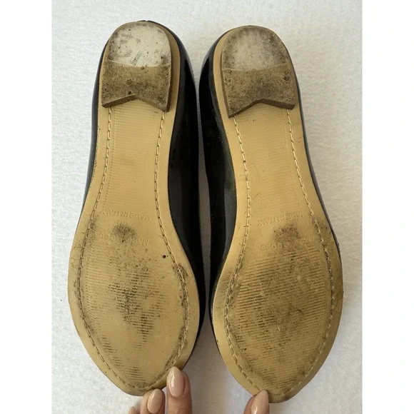 Vintage Marc Jacobs Black Rose Gold Mouse ballet Patent leather Made In Italy 35 Flats & Loafers
